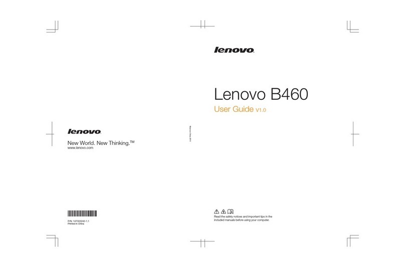 Lenovo IdeaPad B460 user guide