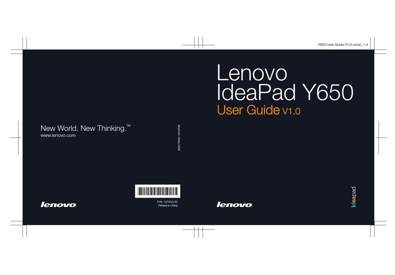 Lenovo IdeaPad Y650 user guide