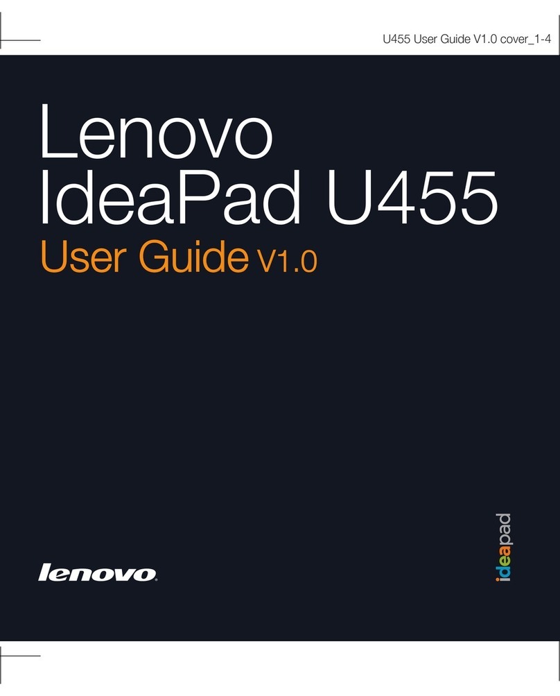 Lenovo IdeaPad U455 User manual