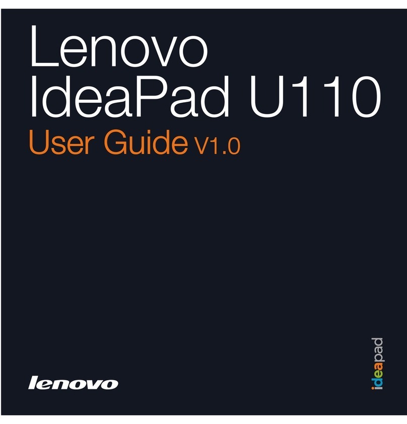 Lenovo IdeaPad U110 user guide