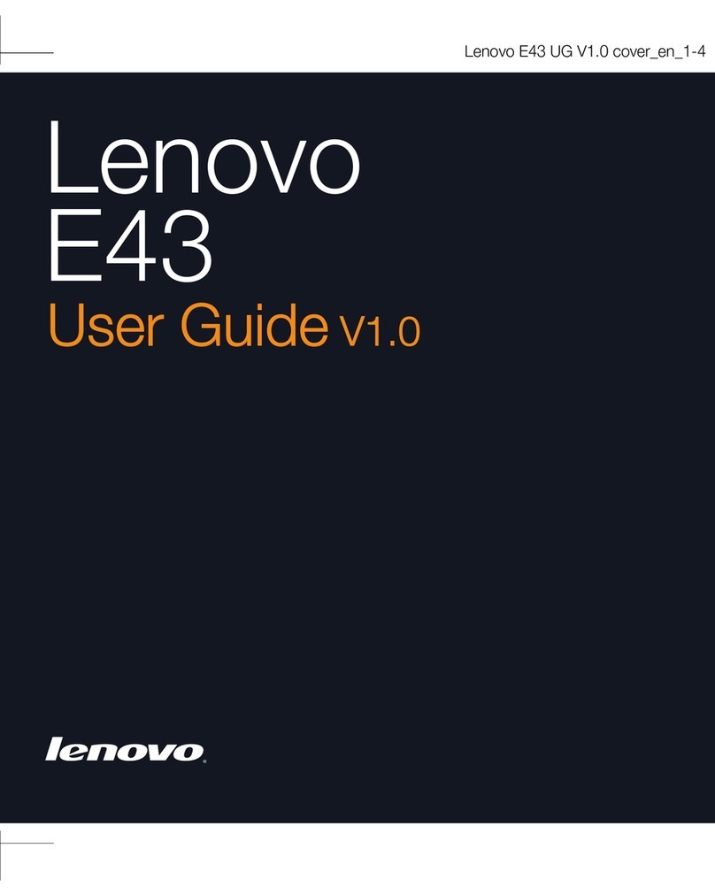 Lenovo E43 User manual Lenovo E43 User manual