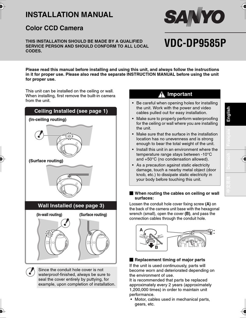Sanyo VDC-DP9585P User manual