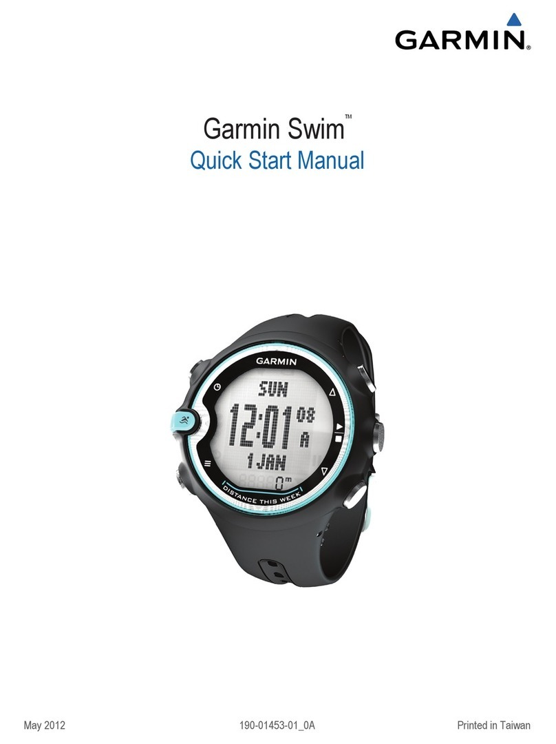 Garmin Swim Instruction manual