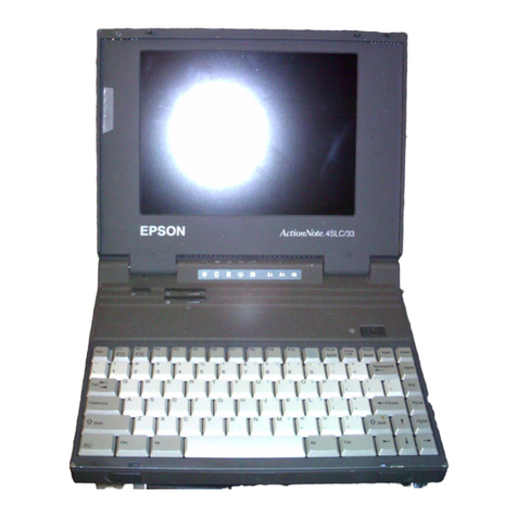 Epson ActionNote 4SLC-33 User manual