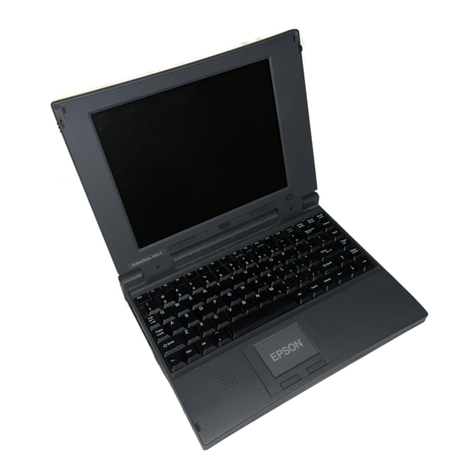 Epson ActionNote 866C User manual