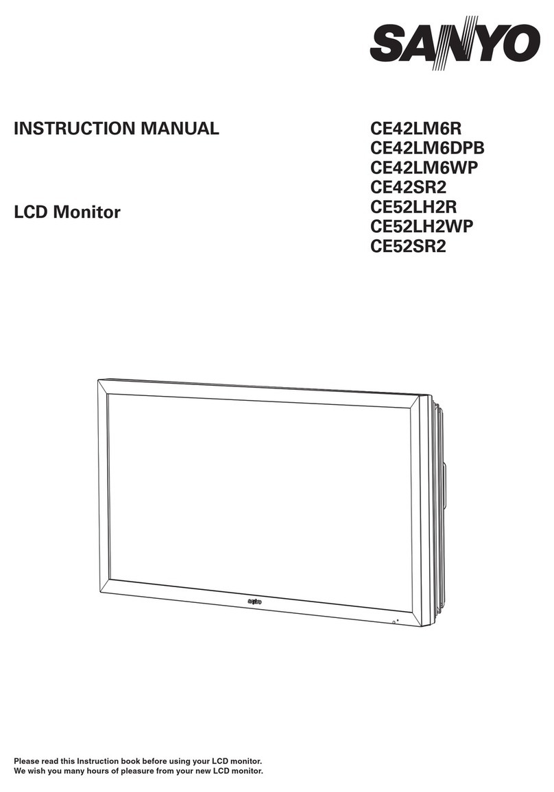 Sanyo CE52LH2WP instruction manual