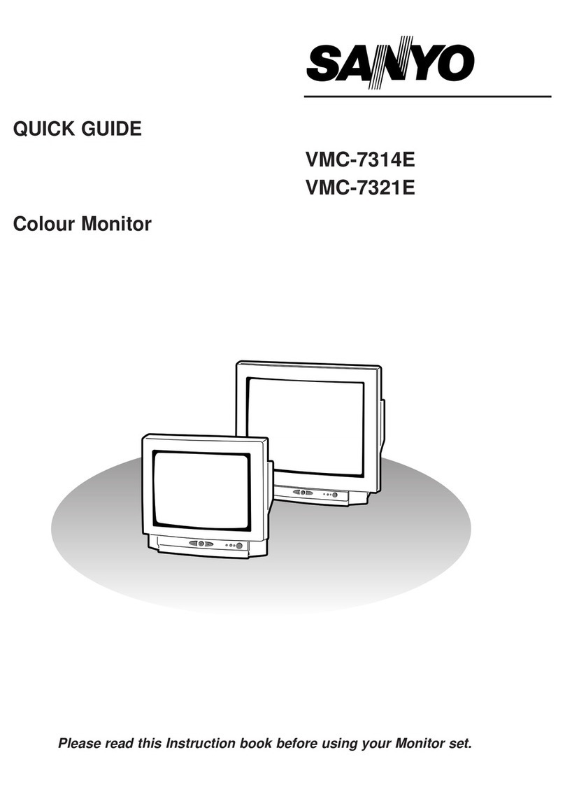 Sanyo VMC-7321E User manual Sanyo VMC-7321E User manual