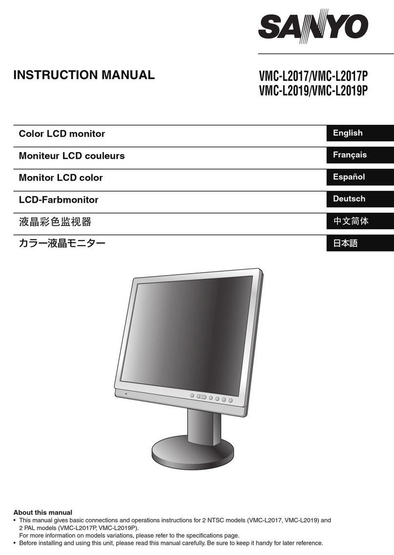 Sanyo VMC-L2017P User manual