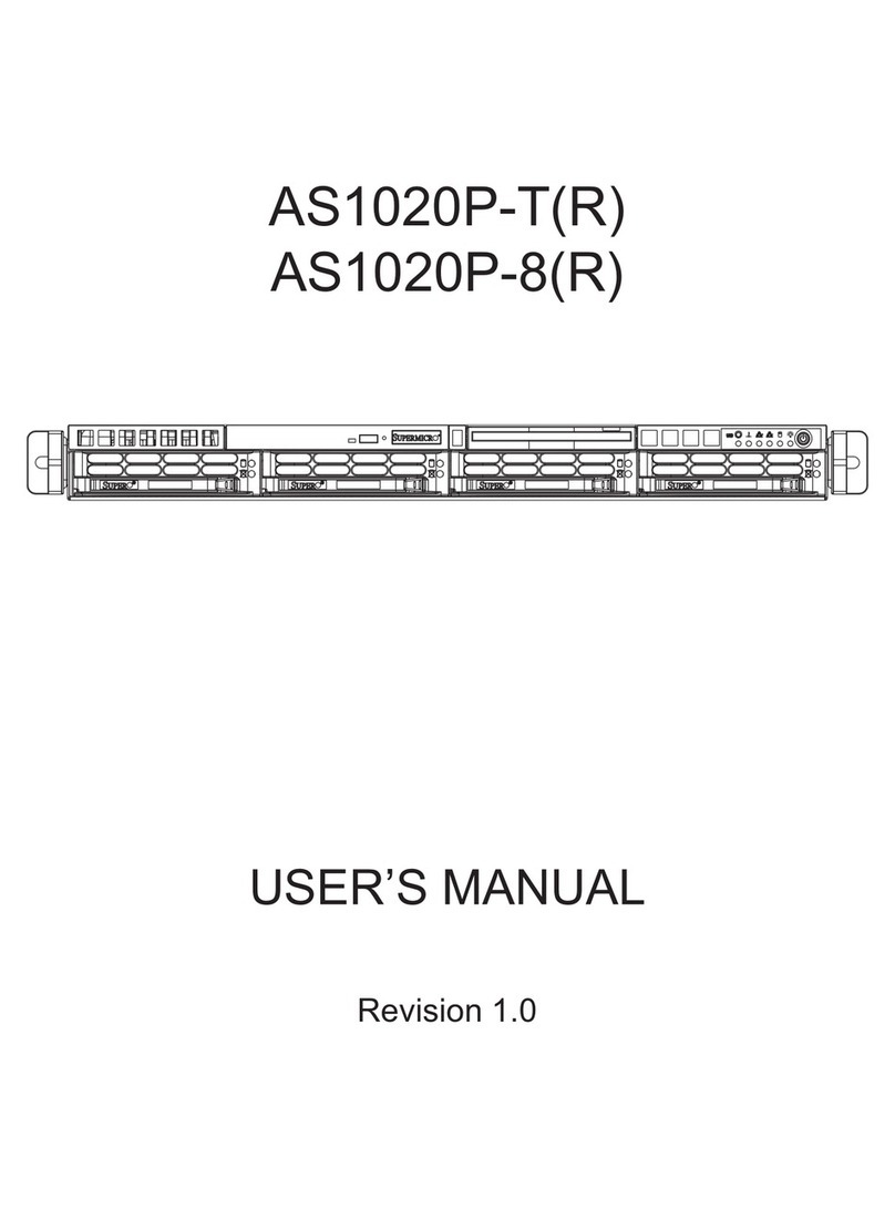 Supermicro AS-1020P-8R User manual