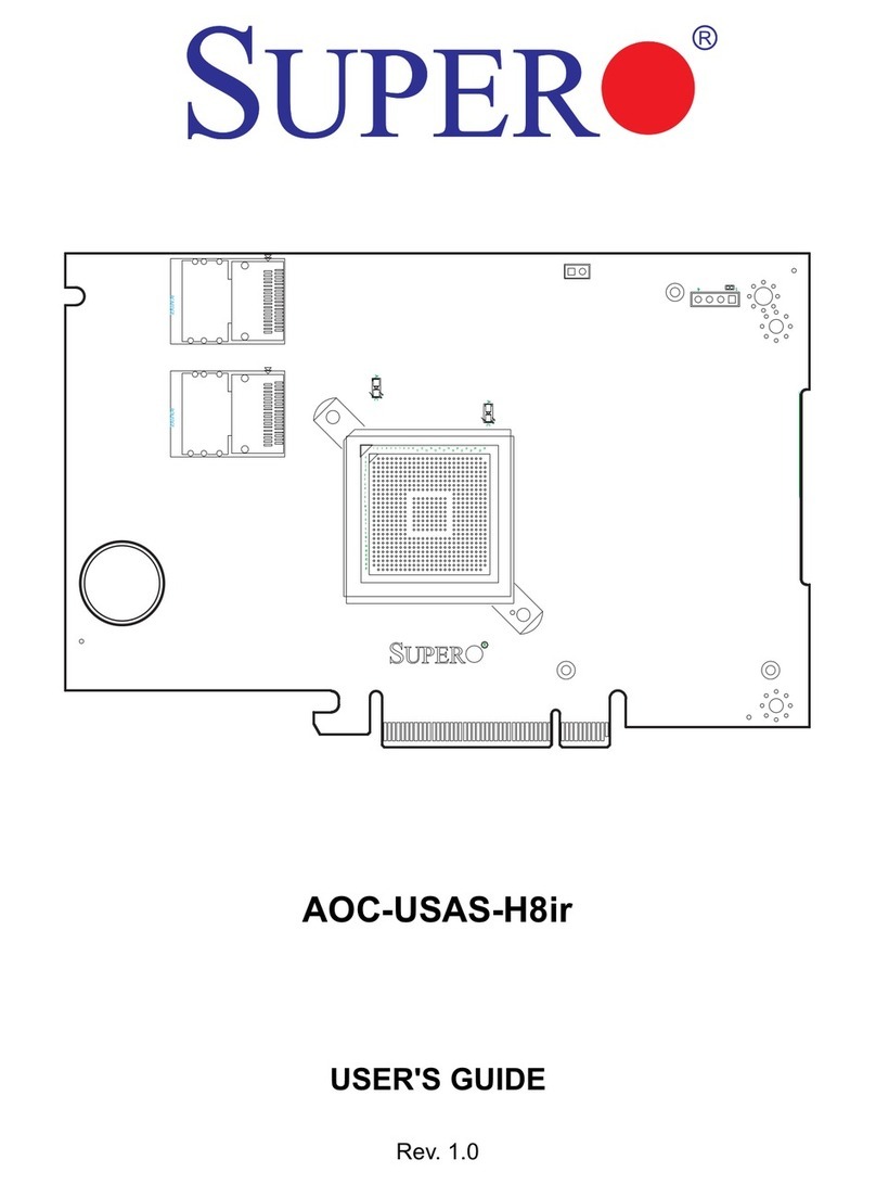 Supero AOC-USAS-H8ir User manual