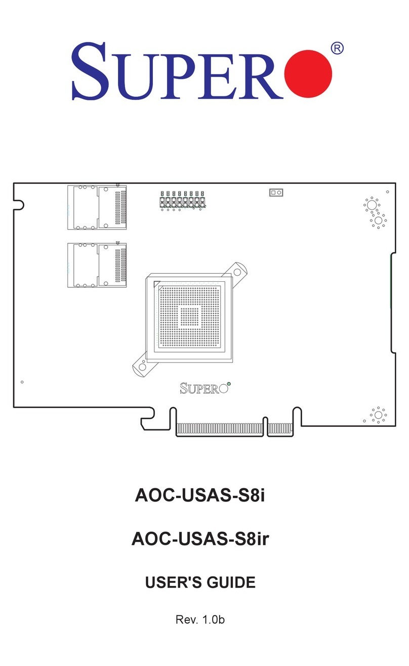Supero AOC-USAS-S8i User manual