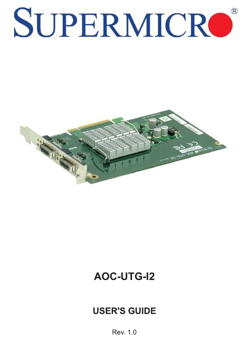 Supermicro AOC-UTG-I2 User manual