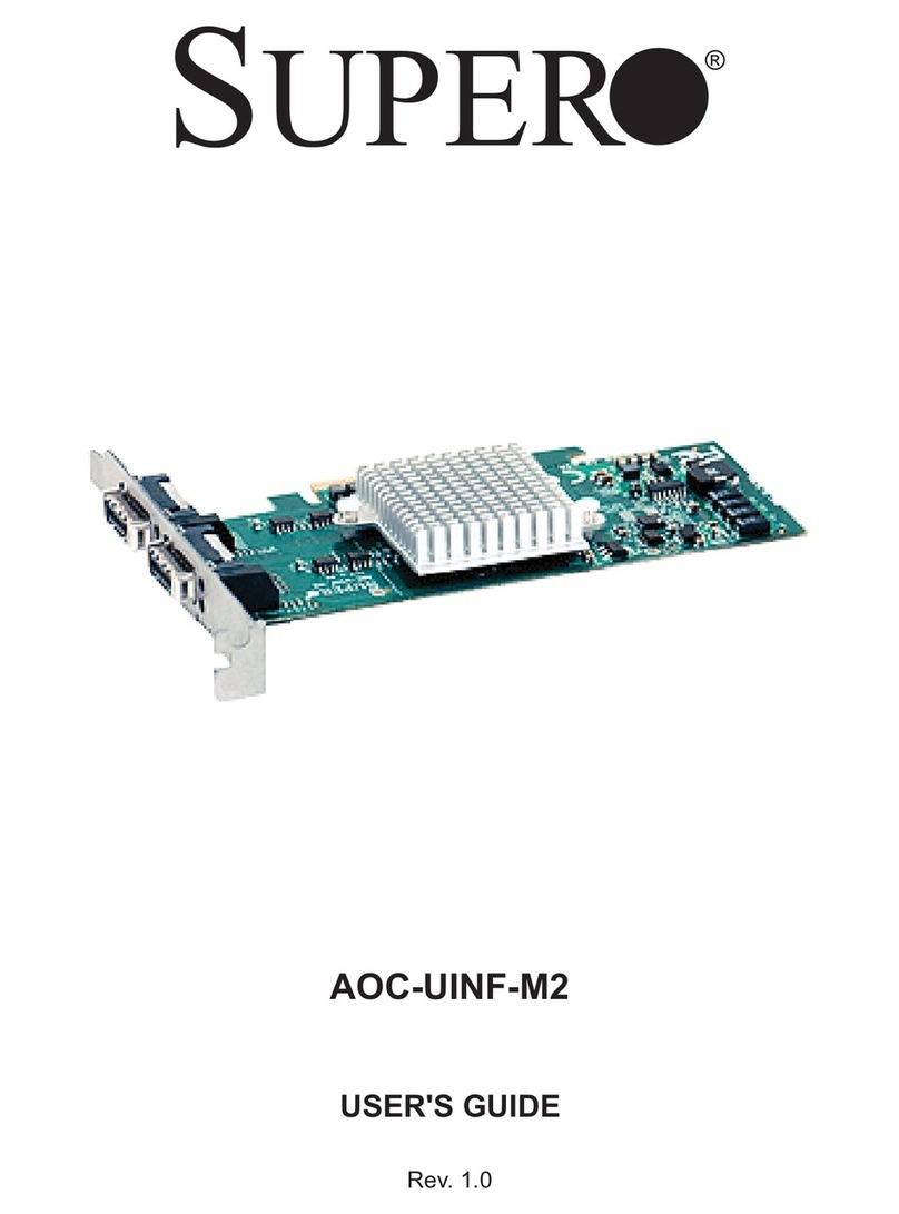 Supero AOC-UINF-M2 user guide