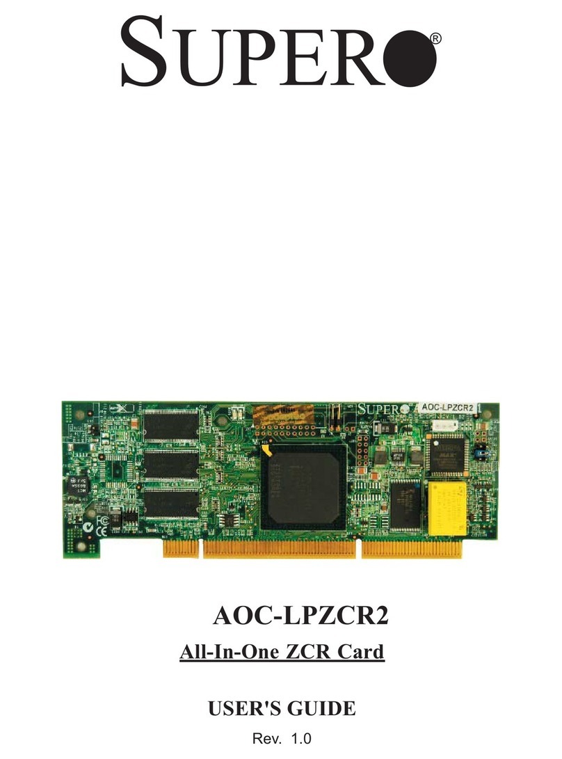 Supero AOC-LPZCR2 User manual