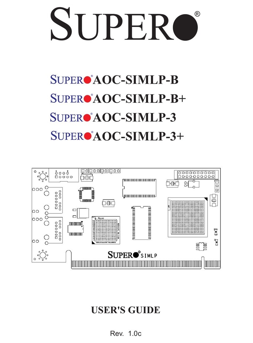 Supero Supero AOC-SIMLP-3 user guide