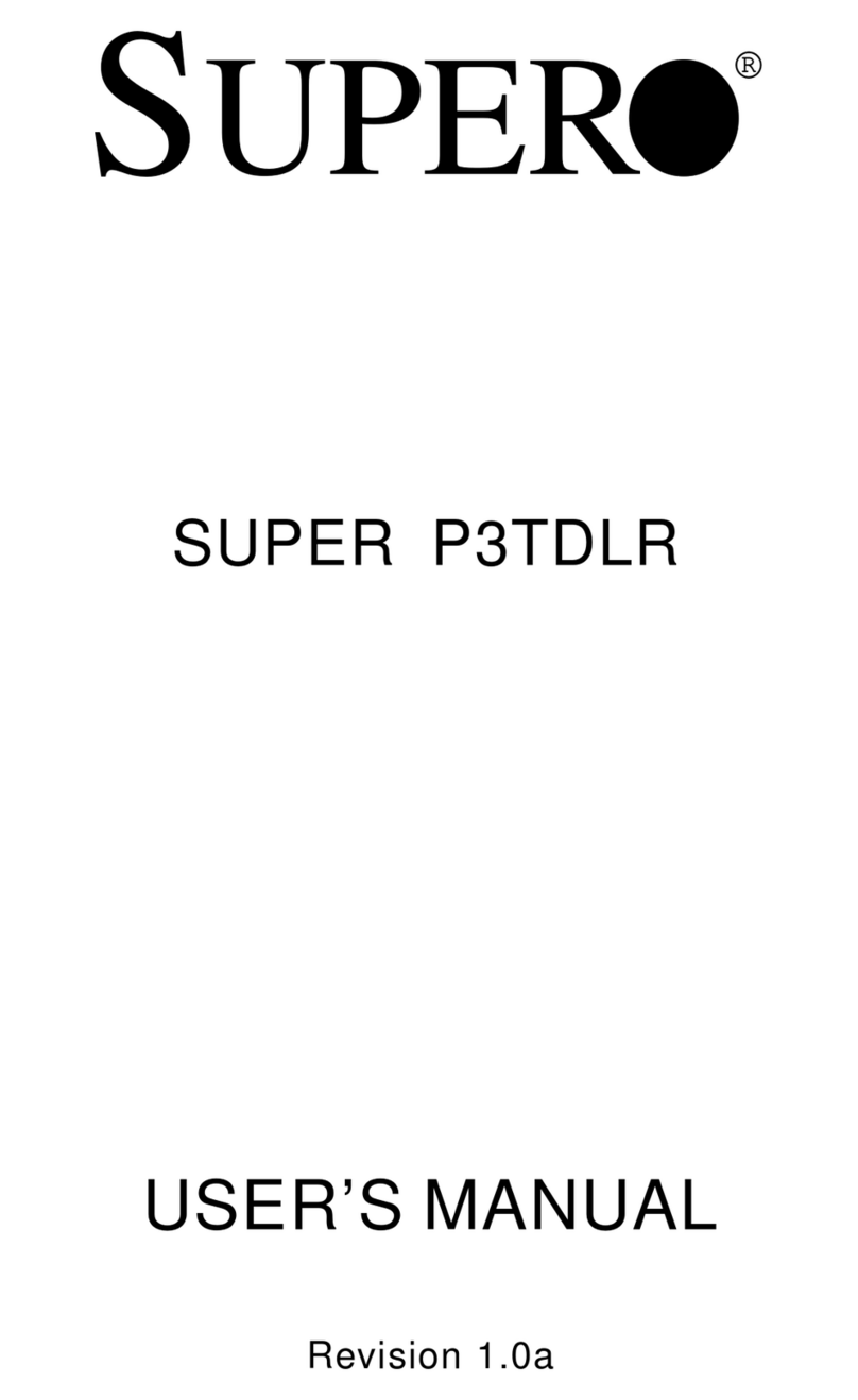 Supero SUPER P3TDLR user manual