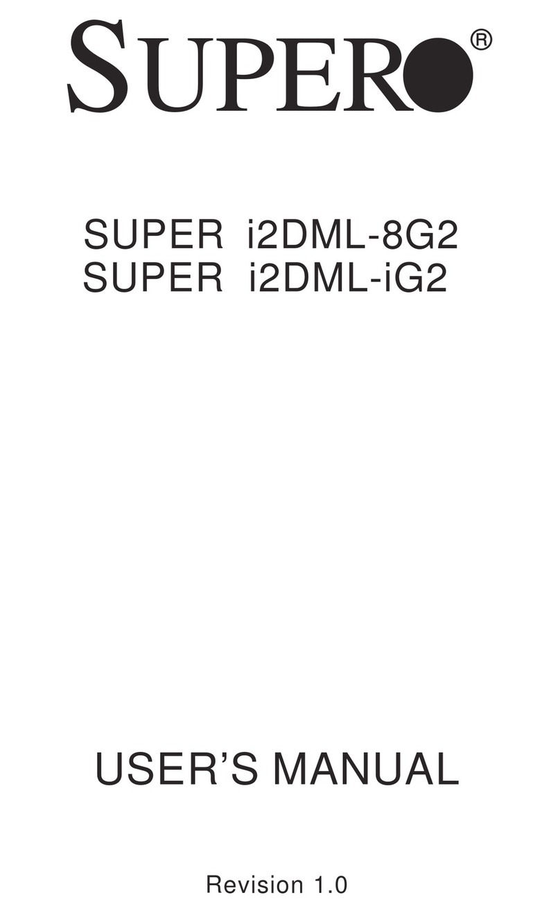 Supero SUPER i2DML-8G2 user manual