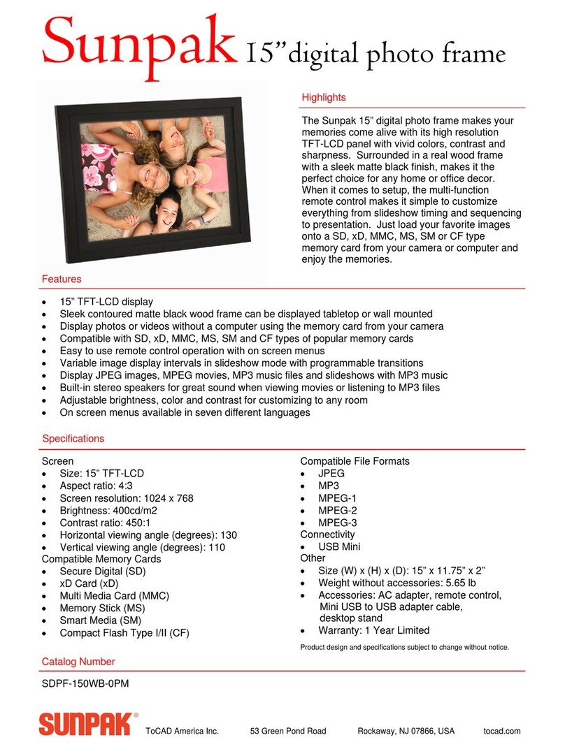 Sunpak SDPF-150WB-0PM Specifications