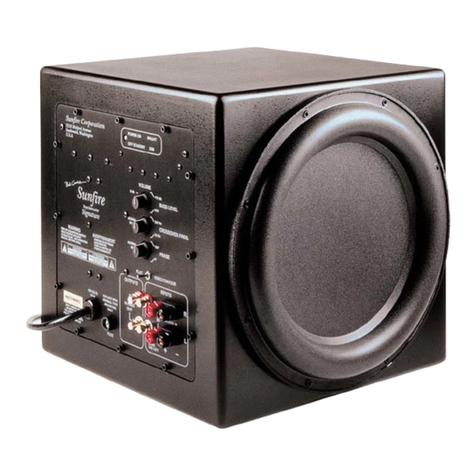 Sunfire True Subwoofer Signature User manual