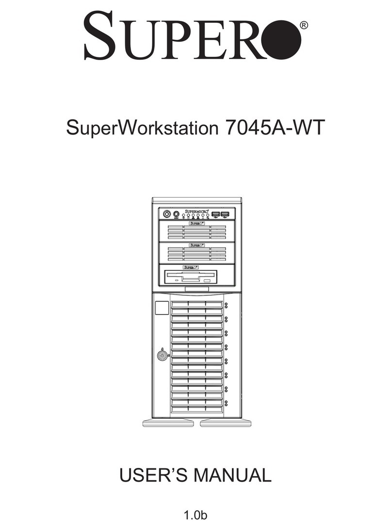 Supero SuperWorkstation 7045A-WT User manual