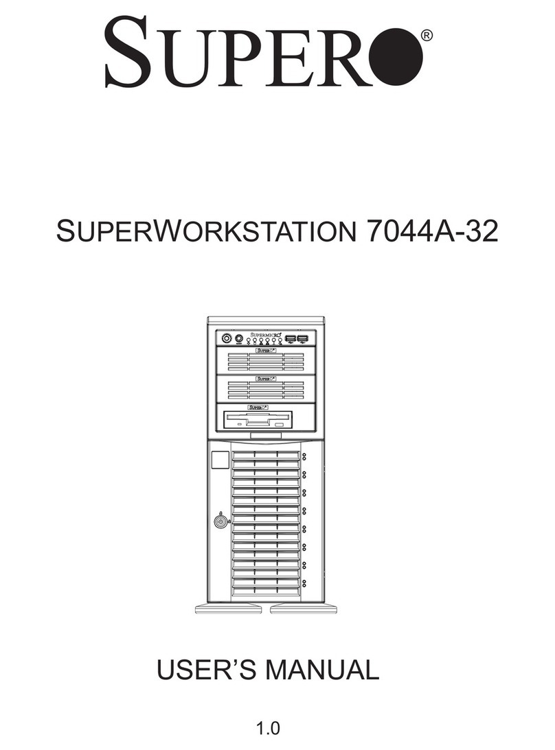 Supero SuperWorkstation 7044A-32 User manual