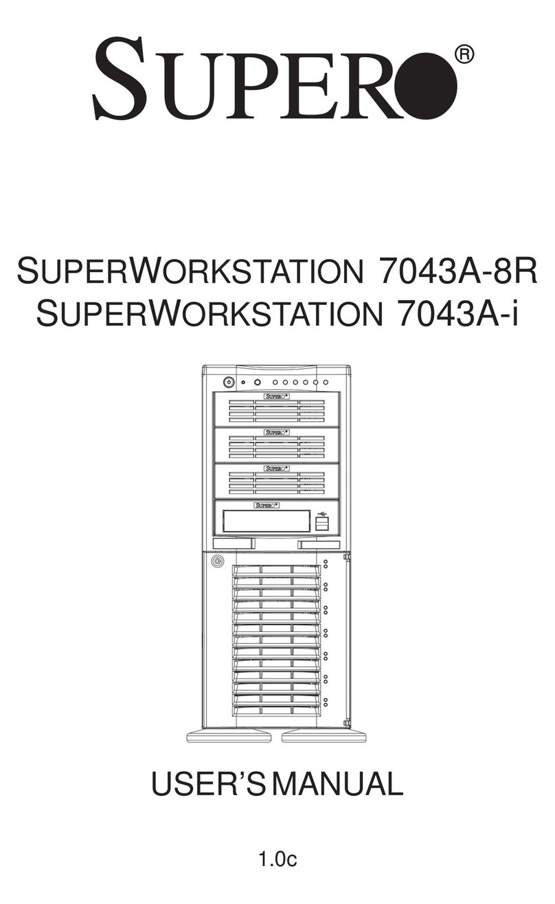 Supero SuperWorkstation 7043A-8R User manual