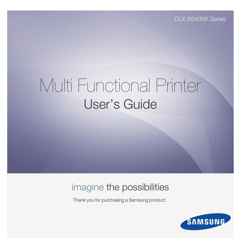 Samsung CLX-8540NX User manual