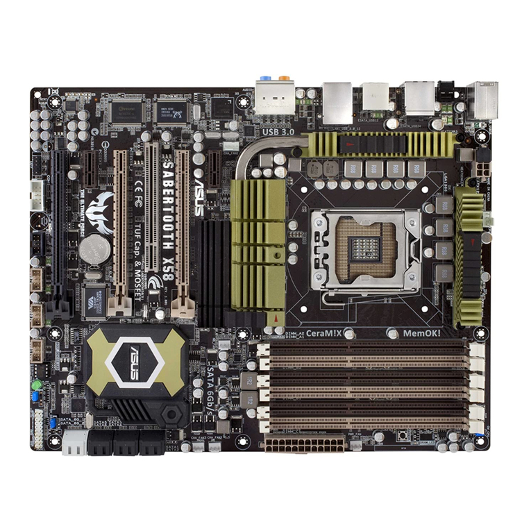 Asus SABERTOOTH X58 User manual