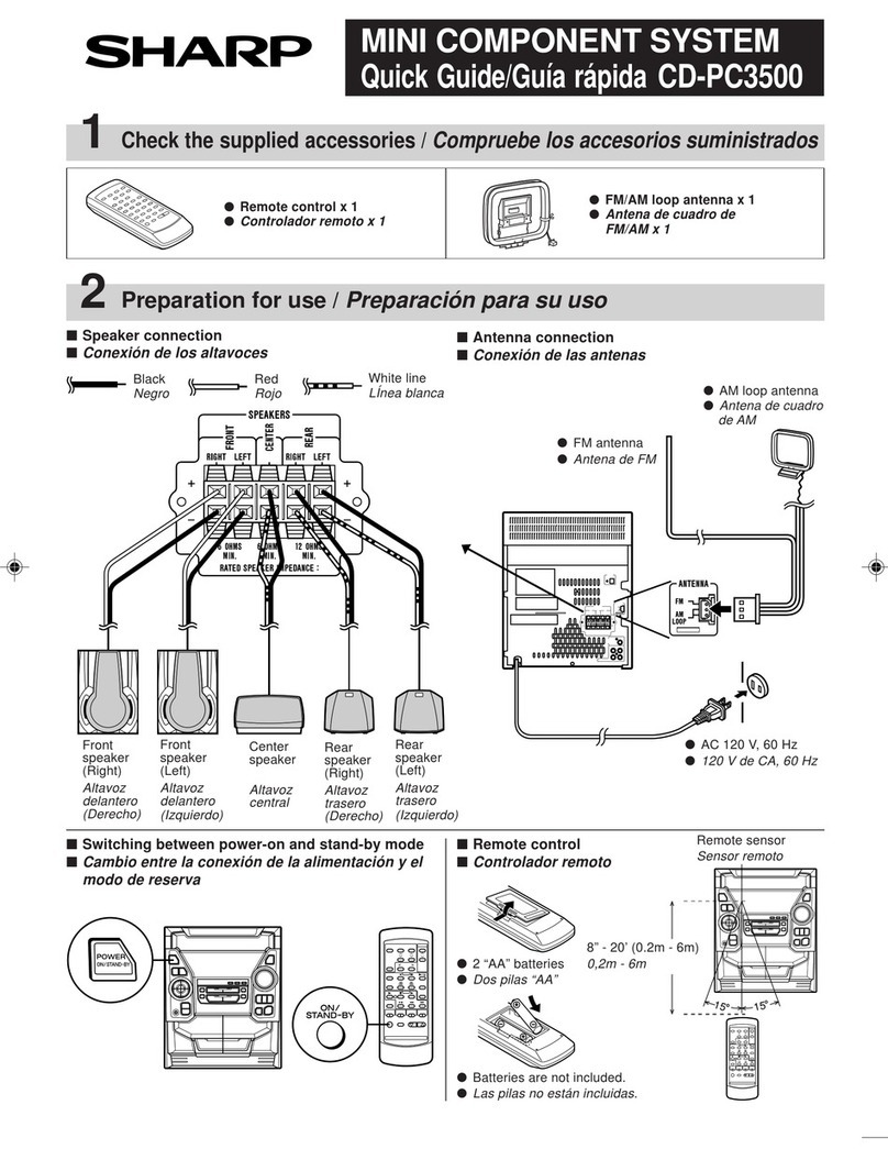 Sharp CD-PC3500 User manual
