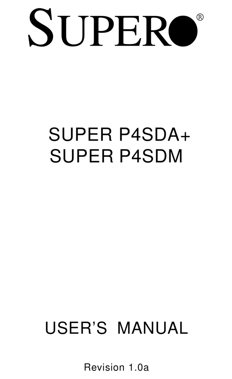 Supero SUPER P4SDM user manual