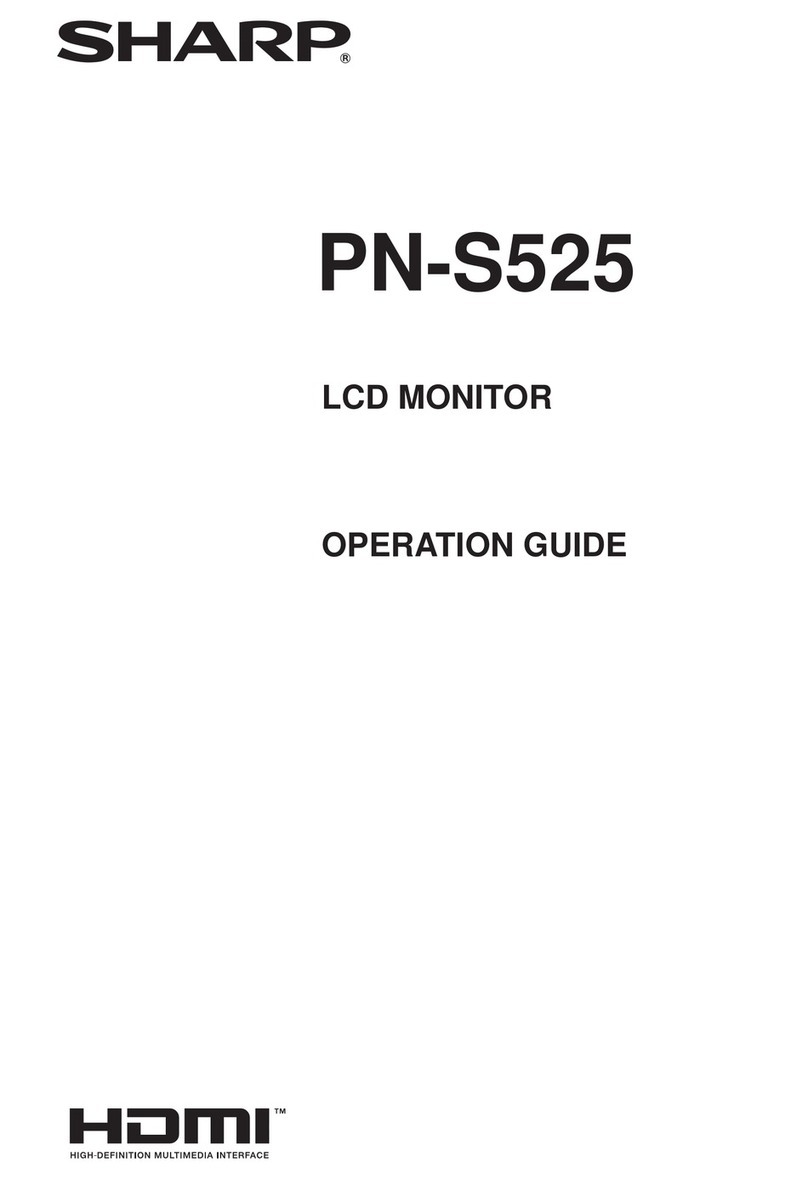 Sharp PN-S525 User manual