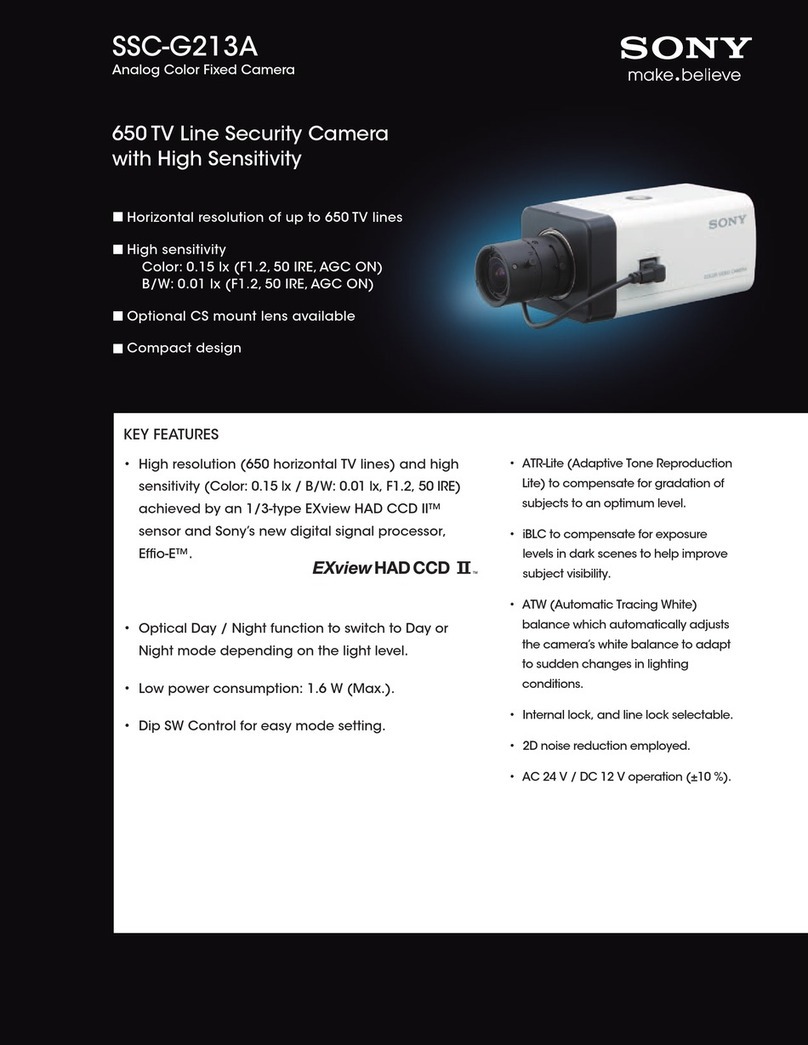Sony SSC-G213A User manual
