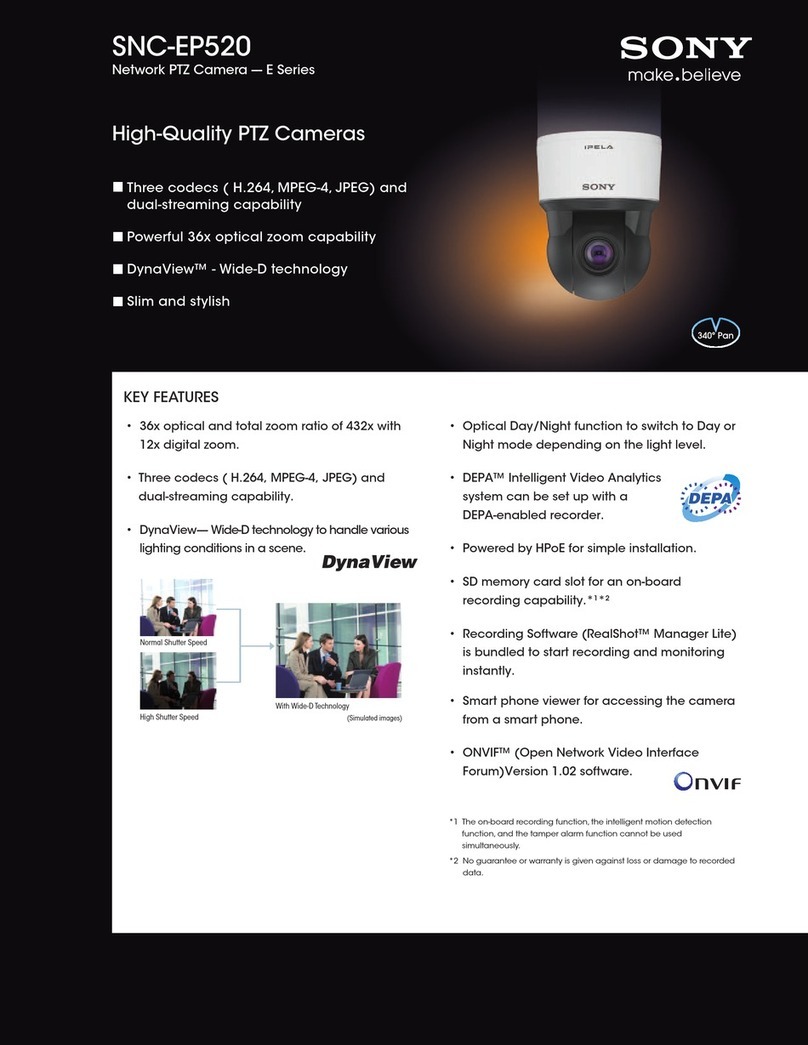 Sony Ipela SNC-EP520 User manual