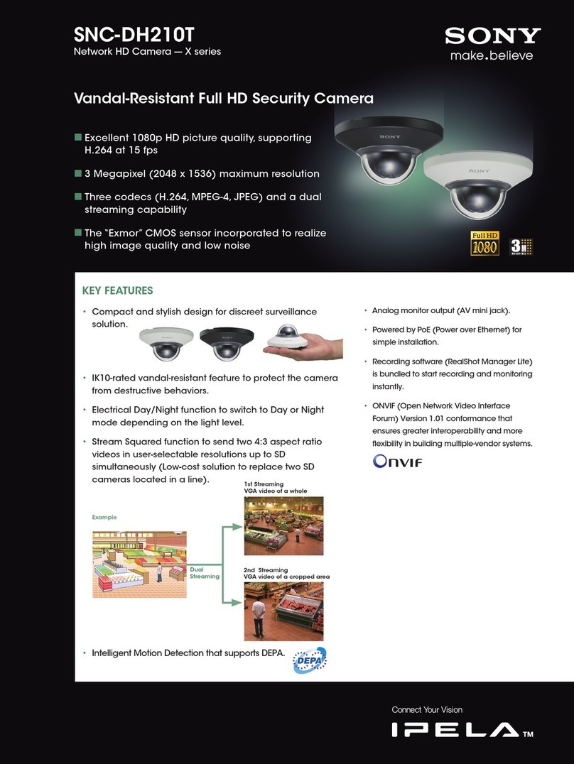 Sony Ipela SNC-DH210T User manual