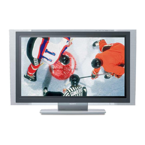 Sony KDE-50XS955 - 50" Flat Panel Color Tv User manual