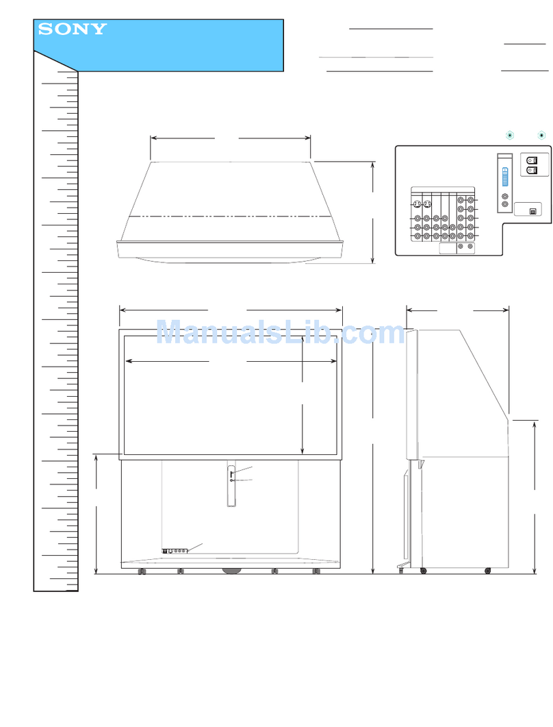Sony KDP-65WS550 - 65" High Definition Projection... User instructions