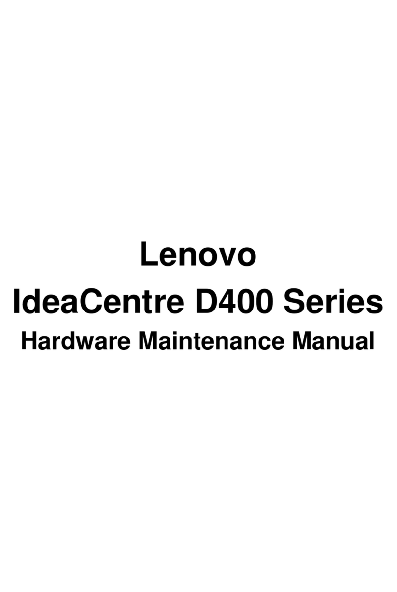 Lenovo IdeaCentre D400 Owner's manual