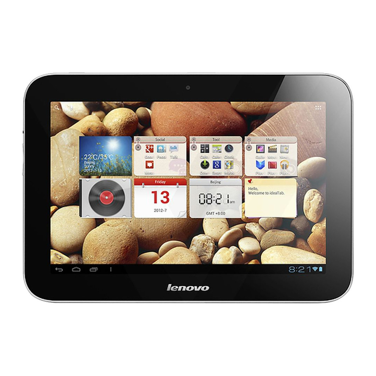 Lenovo IdeaTab A2109A Owner's manual