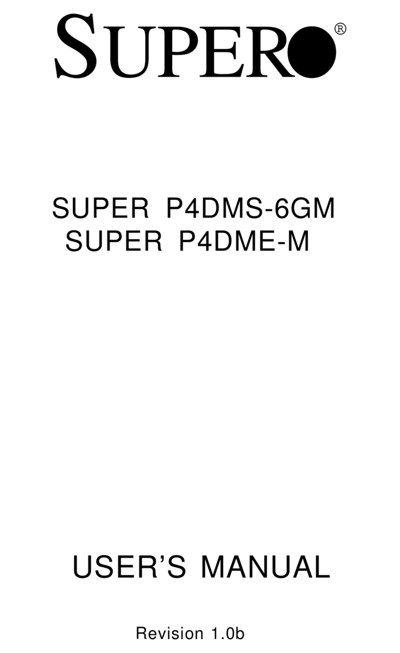 Supero SUPER P4DME-M User manual