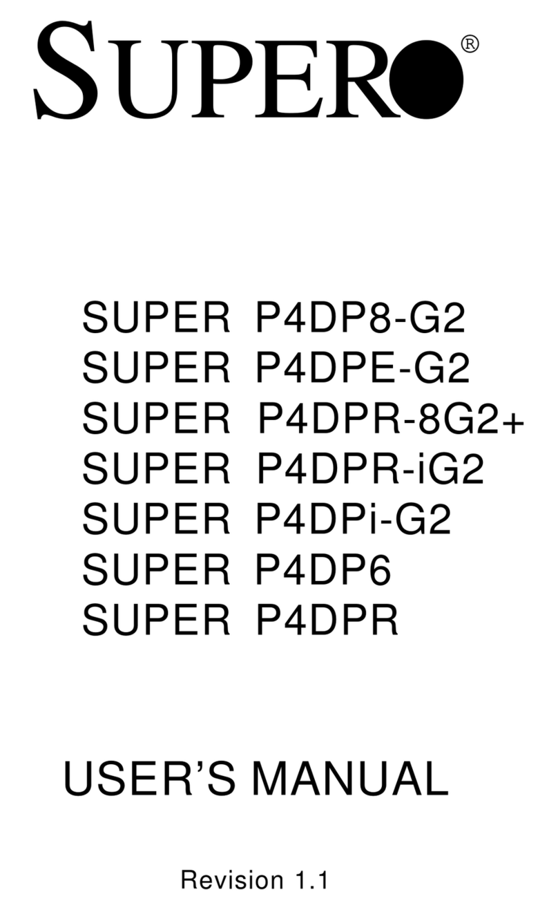 Supero SUPER P4DP6 user manual