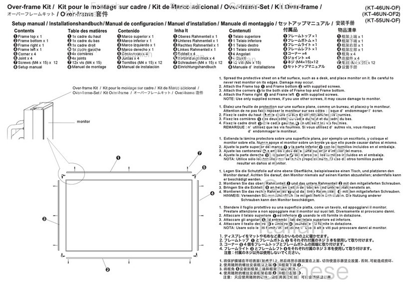NEC KT-46UN-OF Setup manual