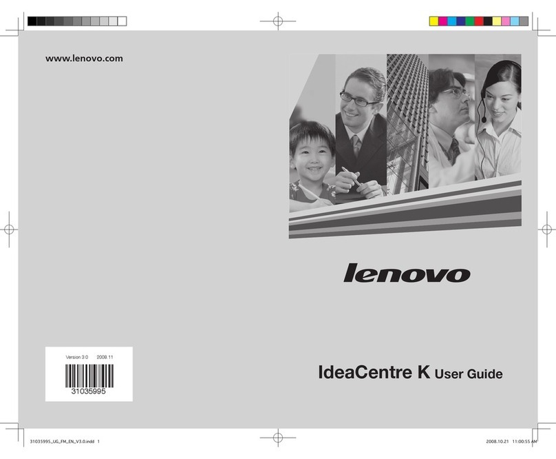 Lenovo IdeaCentre K220 Hardware User manual