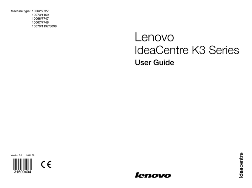 Lenovo IdeaCentre K315 User manual