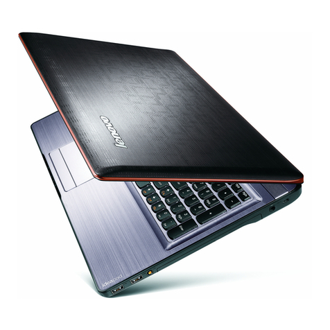 Lenovo IdeaPad Y470 Owner's manual