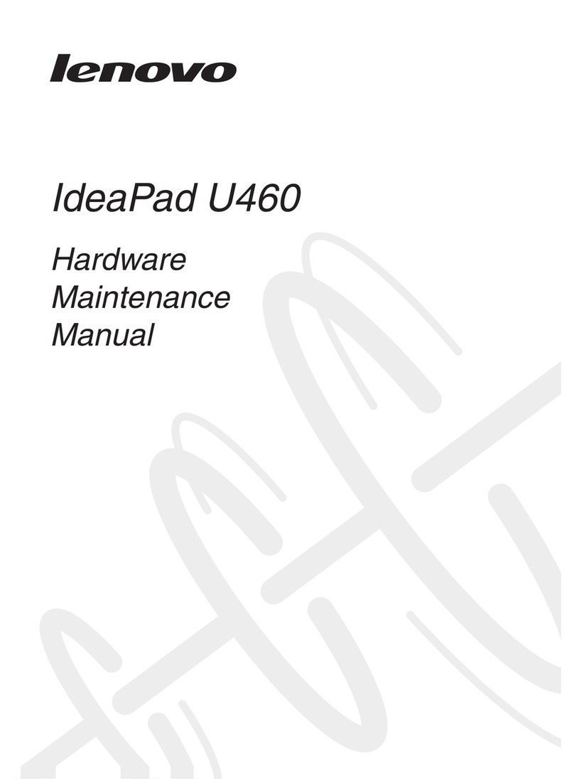 Lenovo IdeaPad U460 Owner's manual