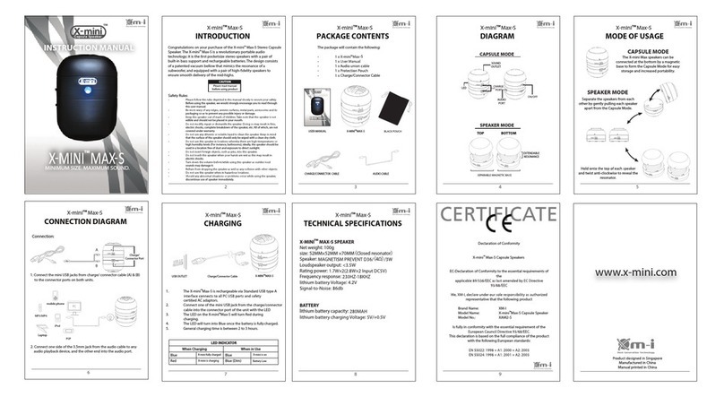 X-mini MAX-S User manual