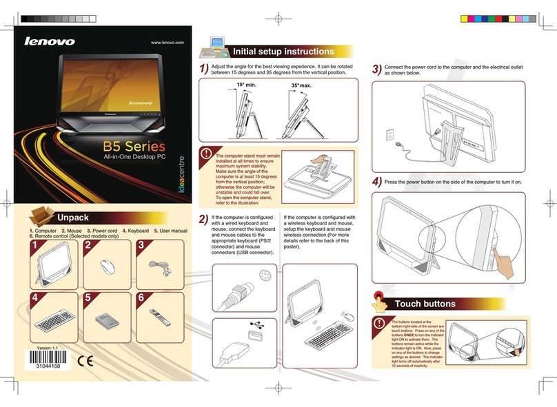 Lenovo IdeaCentre B500 User manual