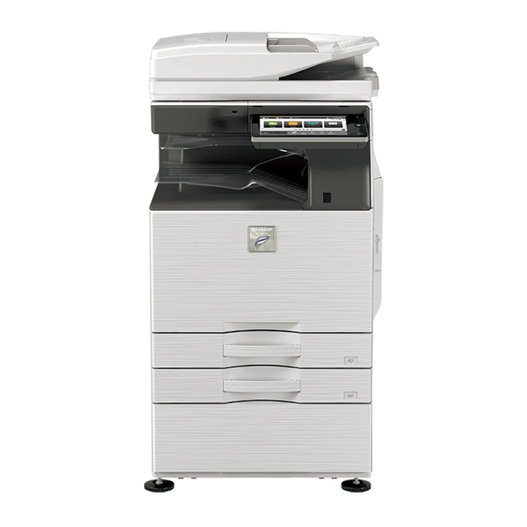 Sharp MX-M550 User manual Sharp MX-M550 User manual