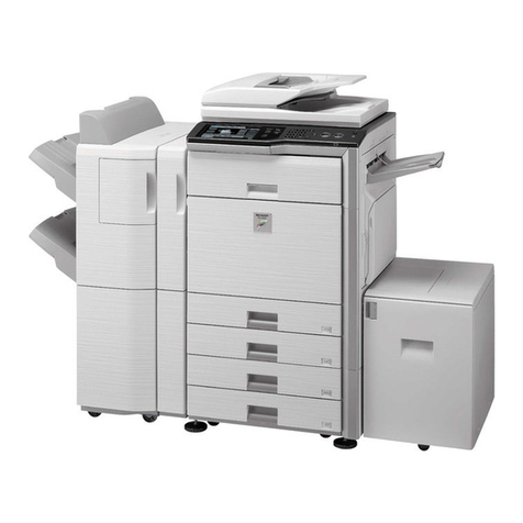 Sharp MX-5001N Installation and operating manual