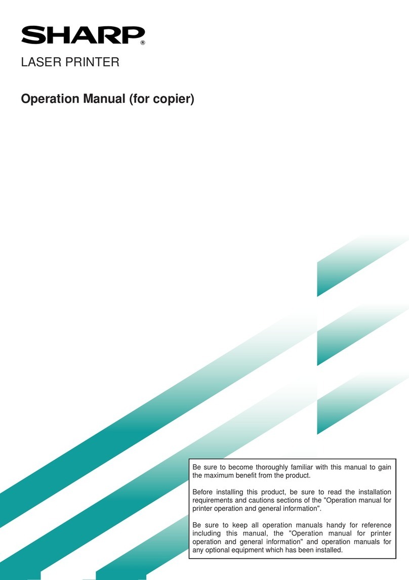 Sharp DM-3551 User manual